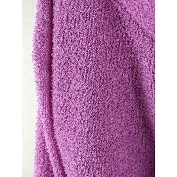 Wild Fable Cropped Cozy Shrug Cardigan‎ XS Violet Purple Button Up Fuzzy VNeck - Picture 7 of 11